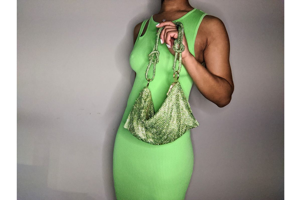 Emerald Enchantment Shoulder purse