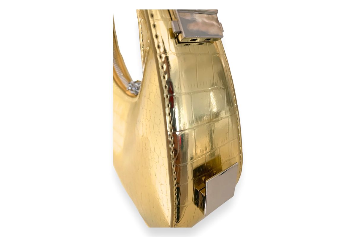 Gold Metallic Sasha purse