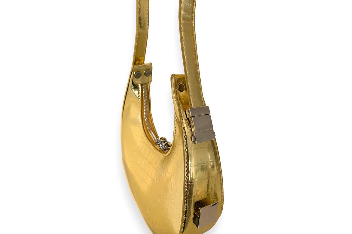 Gold Metallic Sasha purse