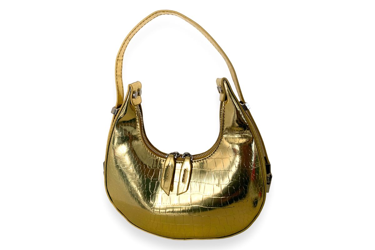 Gold Metallic Sasha purse