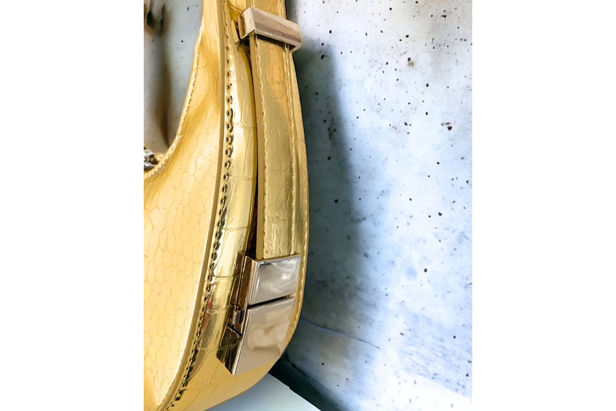 Gold Metallic Sasha purse
