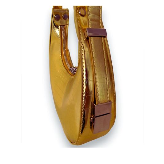 Gold Metallic Sasha purse