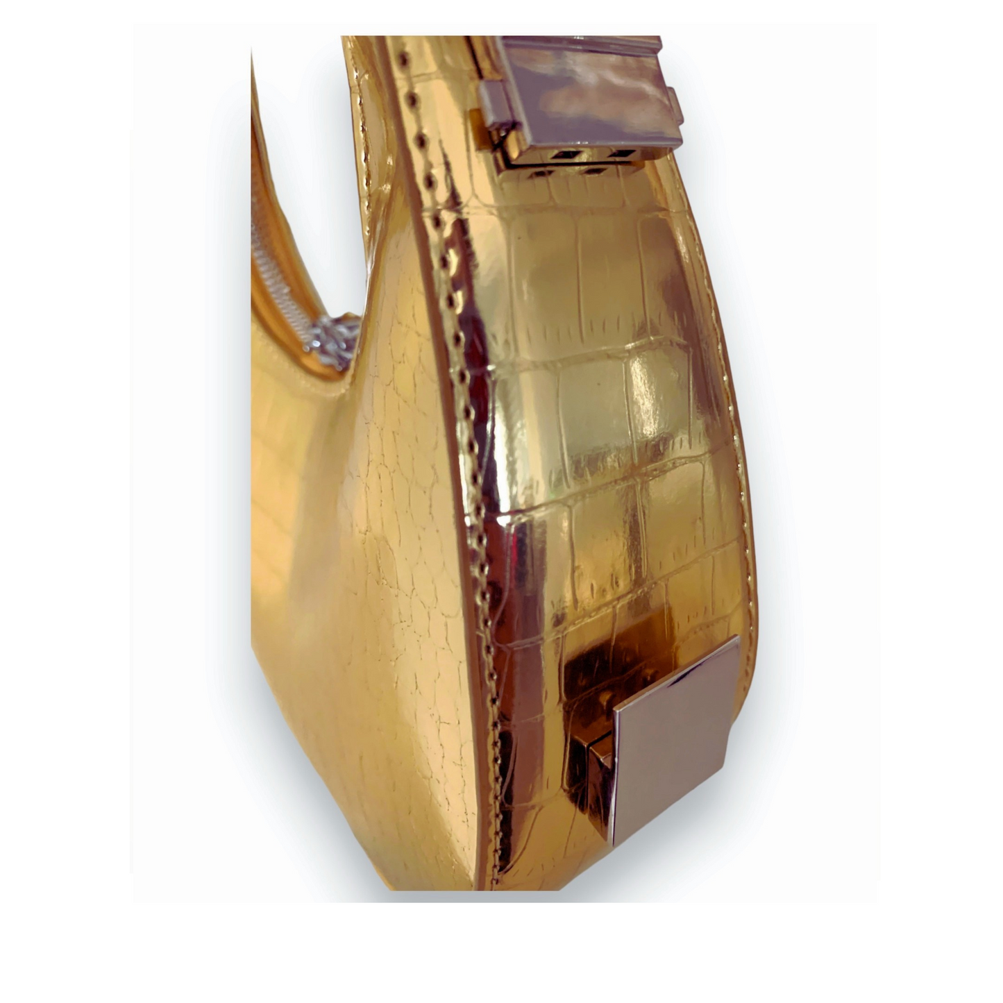 Gold Metallic Sasha purse