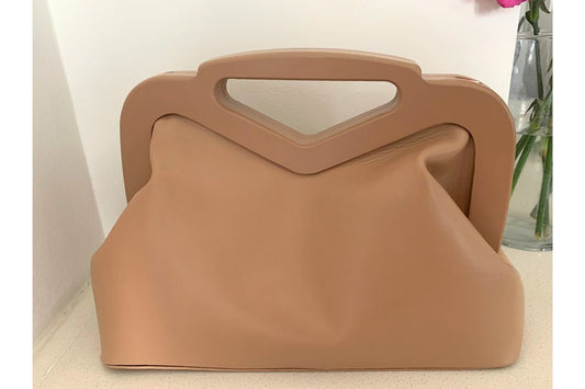 Caroline Latte purse