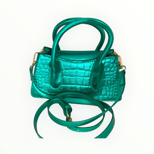 Paris mini sea green purse