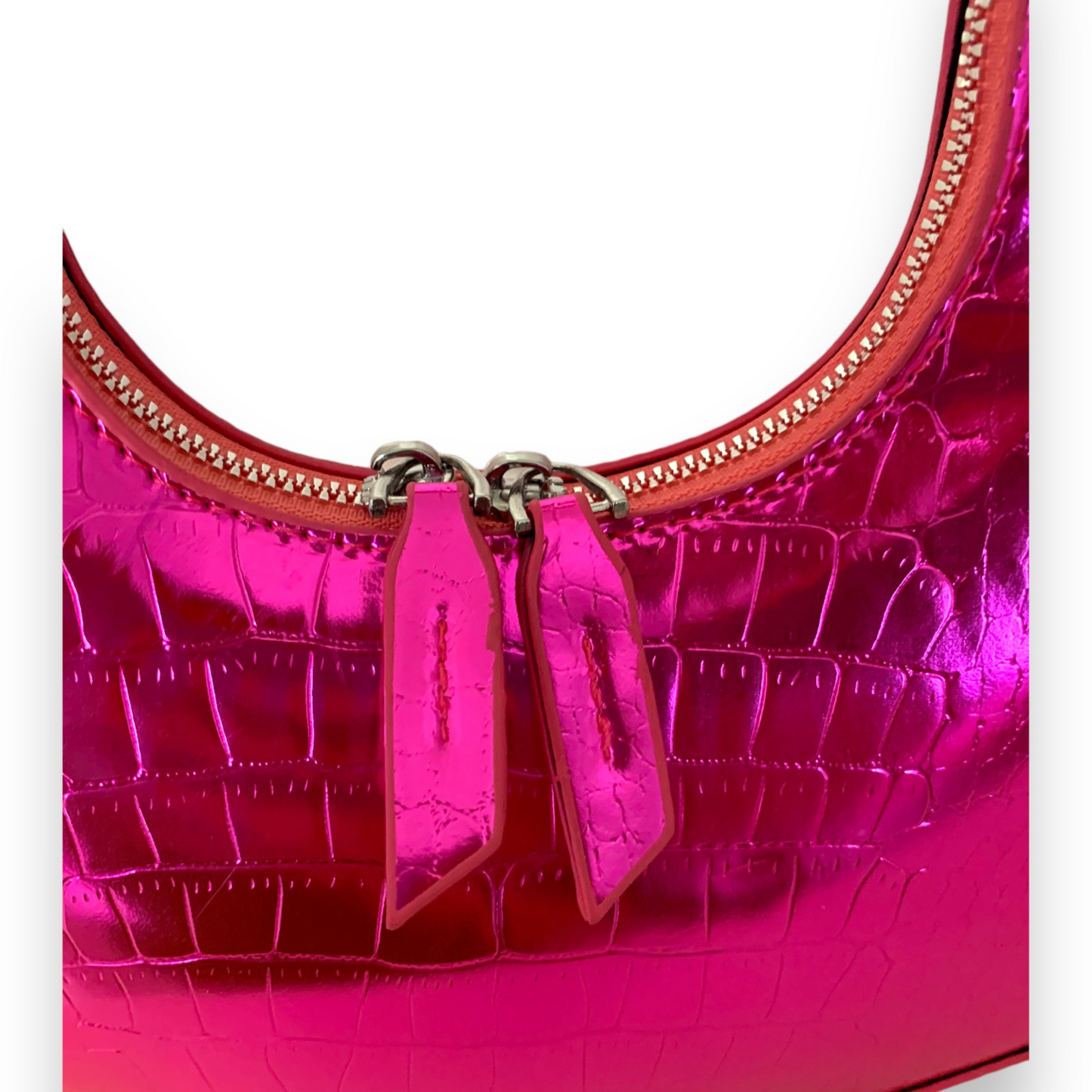 Pink metallic Sasha purse