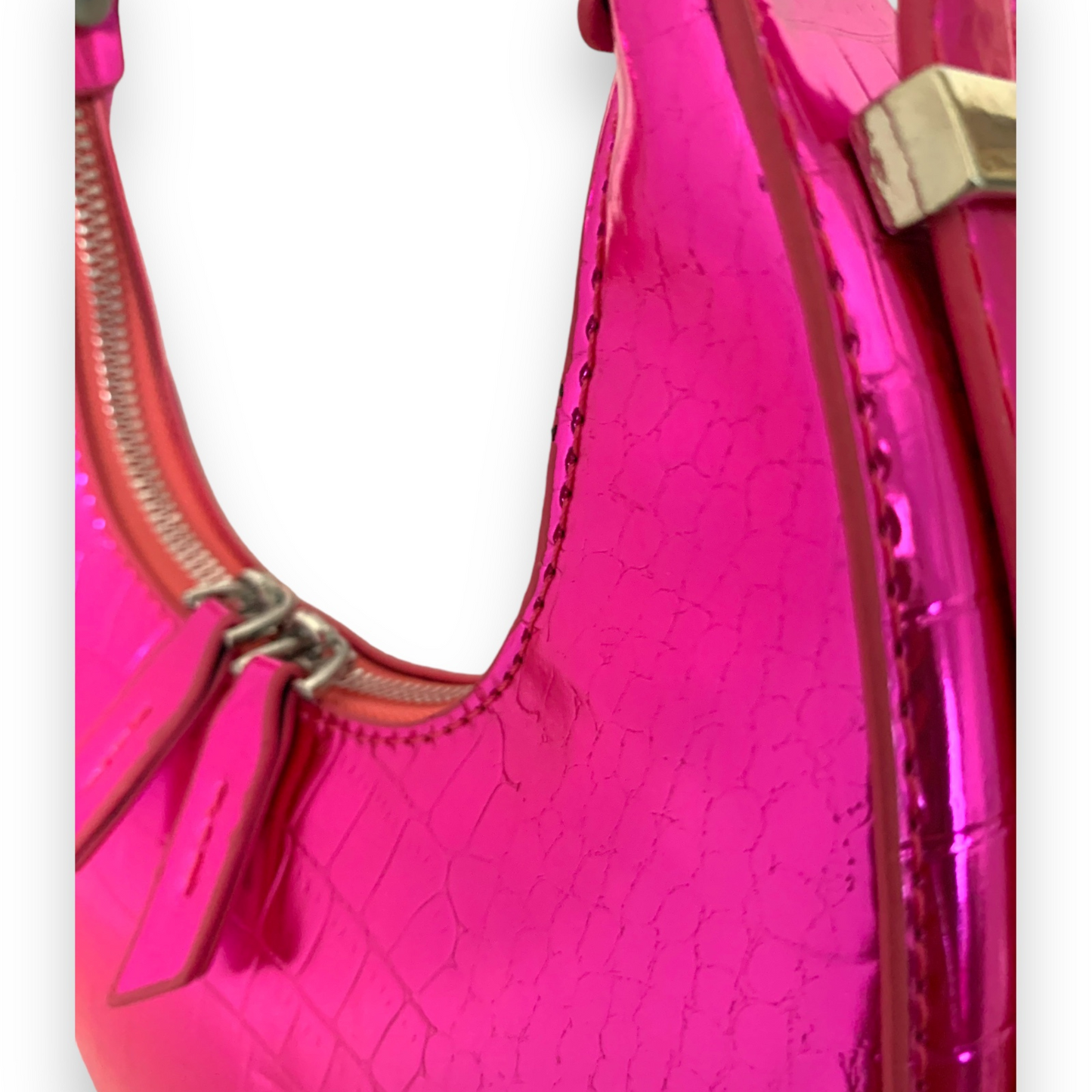 Pink metallic Sasha purse