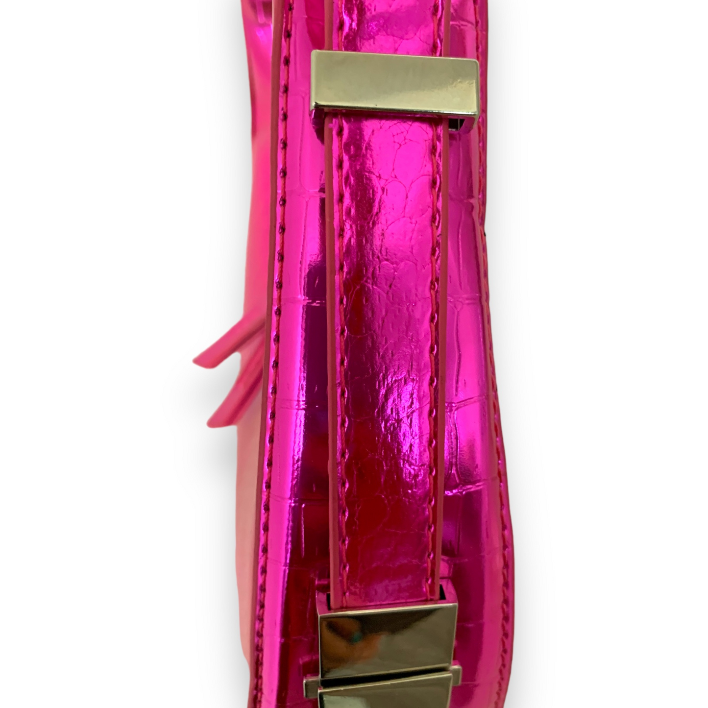 Pink metallic Sasha purse