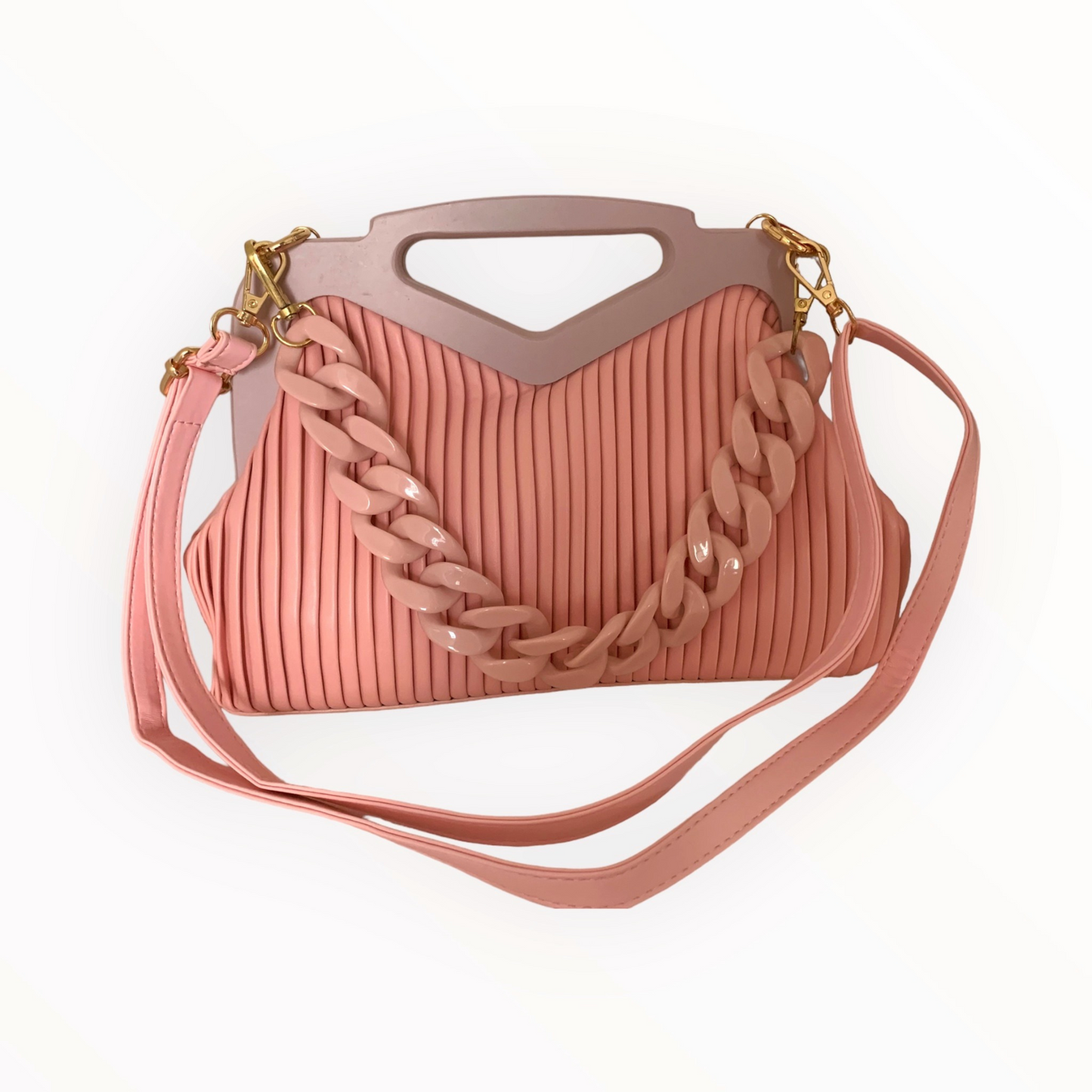 Caroline pink purse