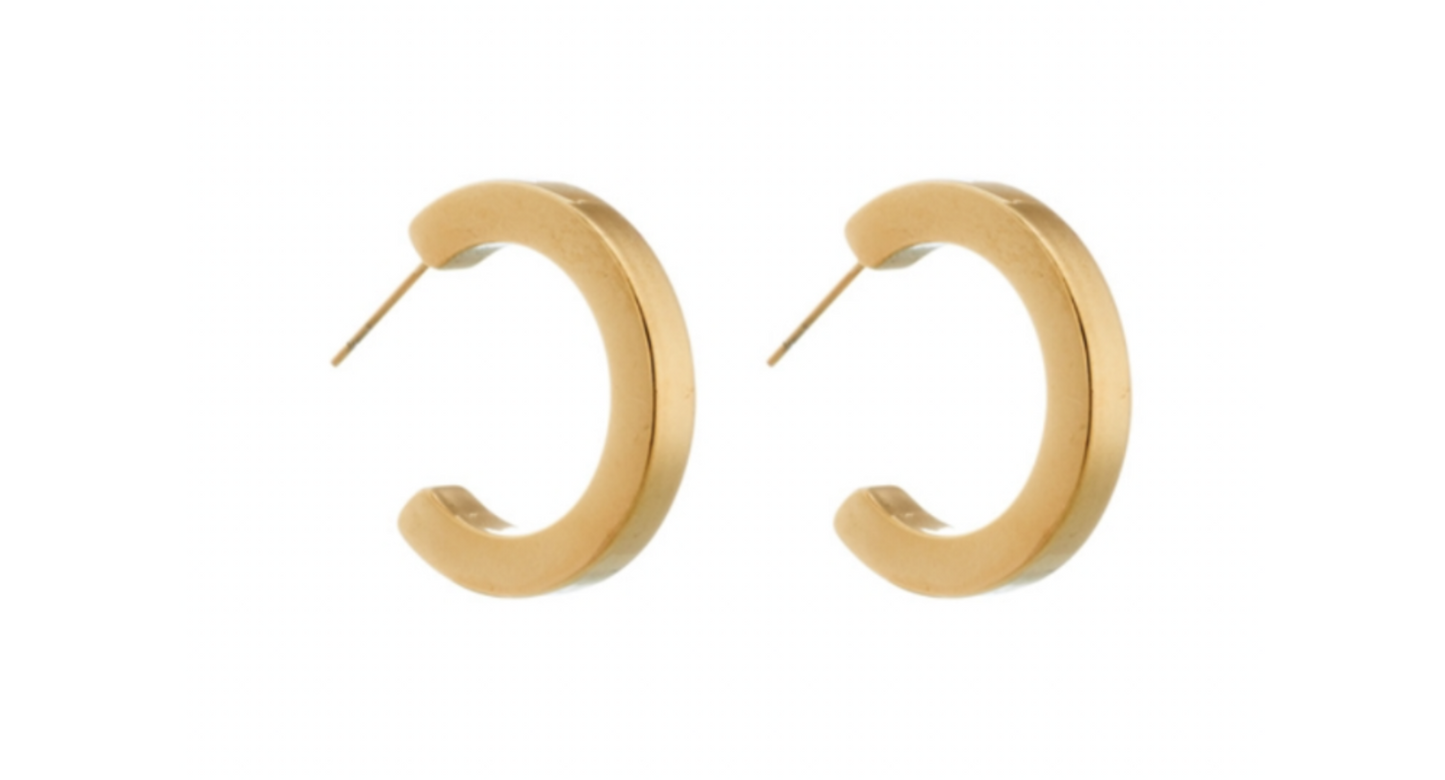 Gold stainless steel earrings