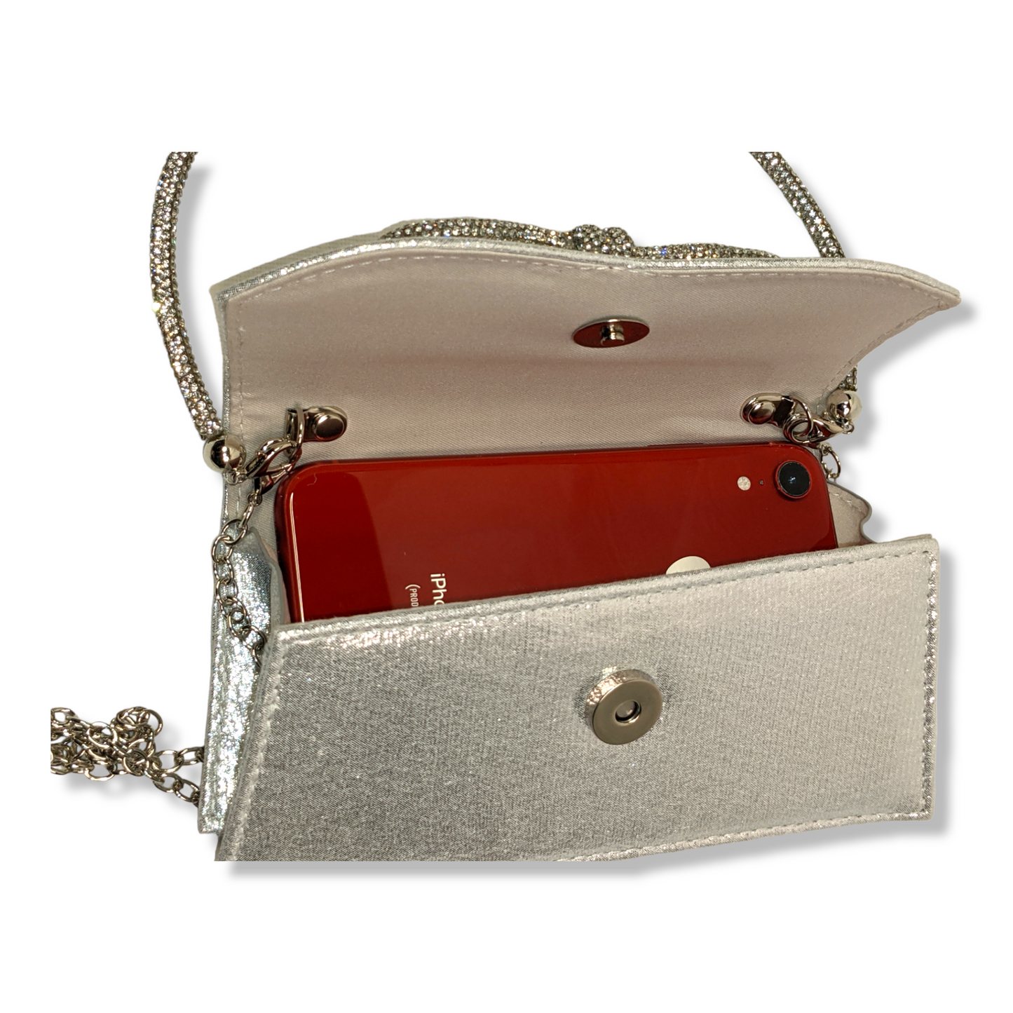 City Doll silver purse